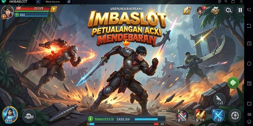Tampilan gameplay IMBASLOT yang penuh aksi dan tantangan.