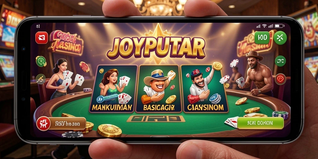 Tampilan gameplay kasino yang menarik dari JOYPUTAR.