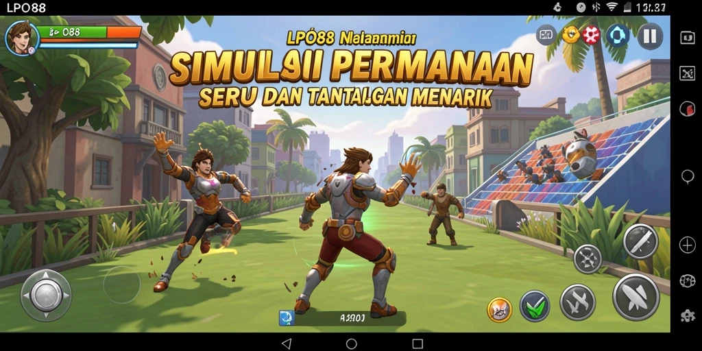 Tampilan gameplay LPO88 dengan akurasi simulasi tinggi.