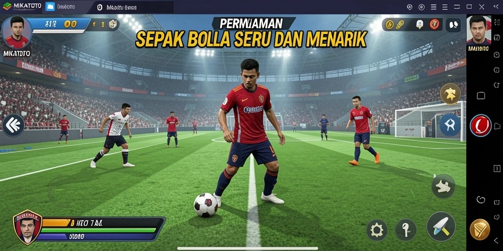 Tampilan gameplay MIKATOTO yang menegangkan dan penuh aksi.