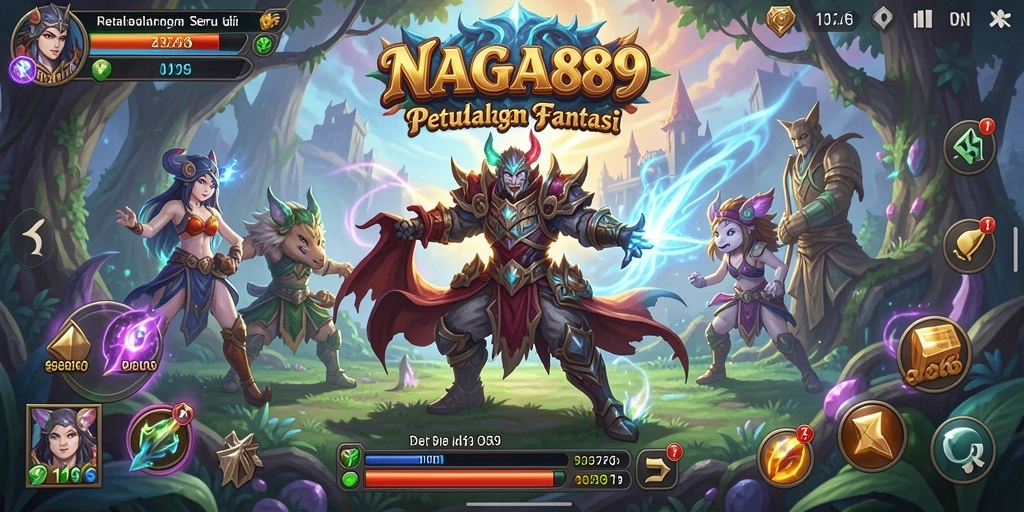 Tampilan gameplay NAGA889 yang menakjubkan saat menjelajahi dunia fantasi.
