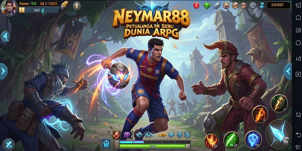 Tampilan gameplay <strong>NEYMAR88</strong> yang menegangkan dalam pertarungan ARPG.