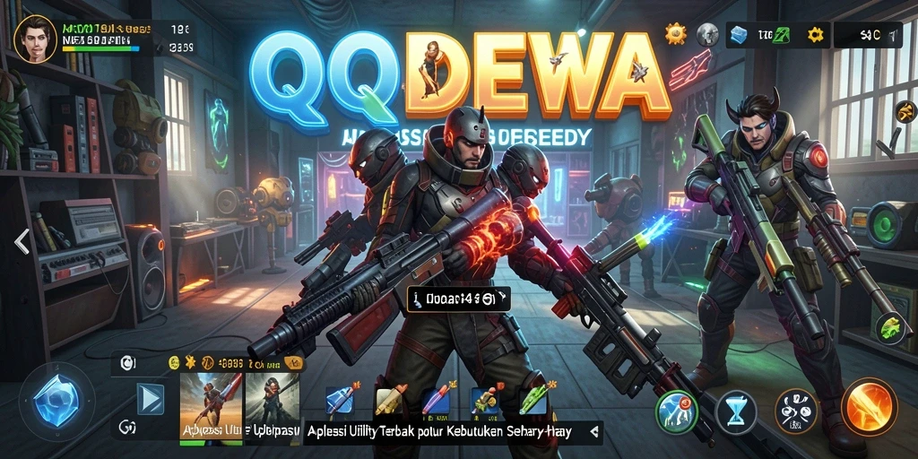 Tampilan antarmuka QQDEWA yang intuitif dan menarik.