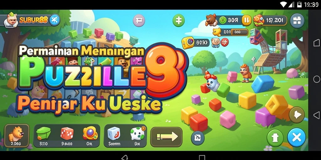Tampilan gameplay SUBUR88 yang seru dan menantang teka-teki.