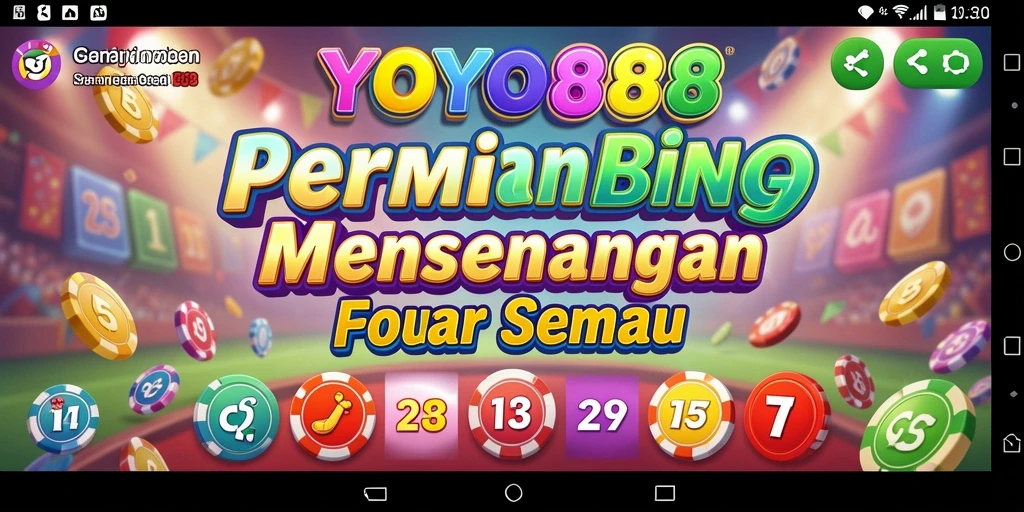 Tampilan gameplay seru dalam aplikasi Bingo YOYO88.