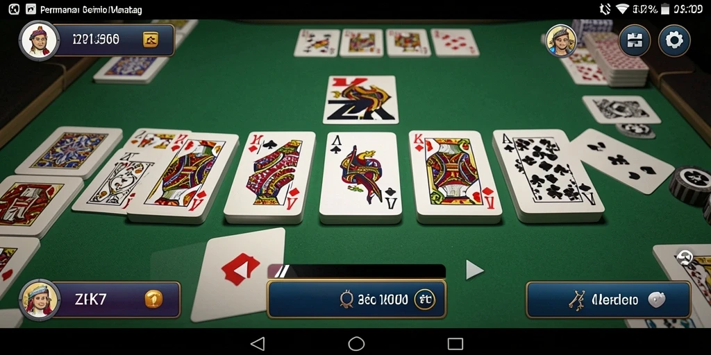 Gameplay Domino yang menarik dan seru di ZK7.